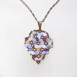Pendant 45cm - Shea Grapes-Bronze Chain - Pendant 45cm - Laiton bronze